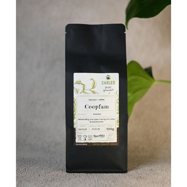 Coopfam - Espresso - 100% Arabica - Schmelzend sanft aus Brasilien