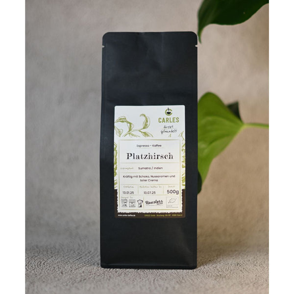 Platzhirsch - Espresso Blend - 50% Robusta - Die nussig-schokoladige Kraftmischung