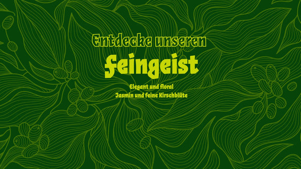 Header, der dazu animiert, Feingeist Espresso Bohnen zu kaufen.