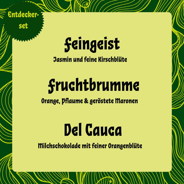 Entdecker-Set: Espresso Fruchtig - Floral