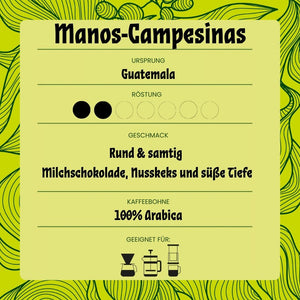 Filter - Manos Campesinas - Milchschokolade, Nusskeks und süße Tiefe