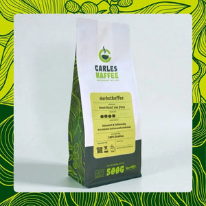 Bio-Espressobohnen als Omni-Roast aus Peru, geeignet für Siebträgermaschine und Kaffeefilter.
