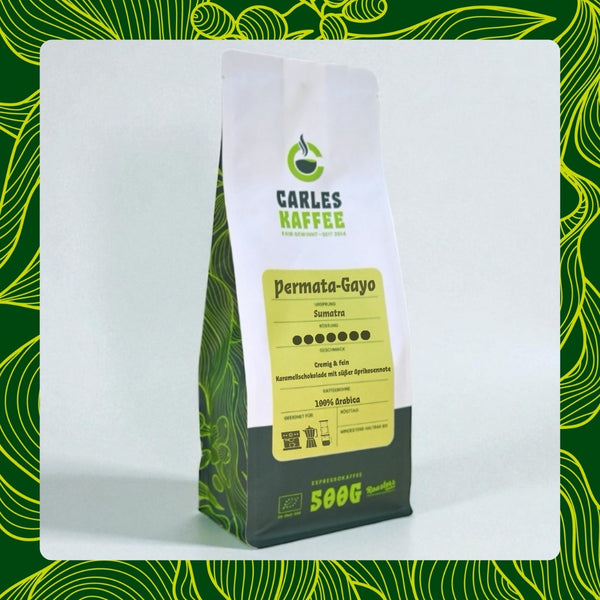 Permata-Gayo - Espresso - Karamellschokolade mit süßer Aprikosennote