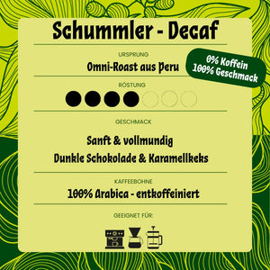 Entkofffeinierter Bio-Espresso für koffeinfreien Kaffeegenuss.