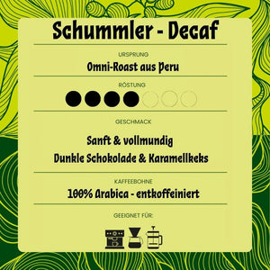 Kachel für den entkoffeinierten Espesso für koffeinfreien Kaffeegenuss.