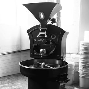 Giesen Kaffeeröstmaschine in der CARLES Kaffeerösterei 