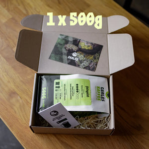 Kaffee an Freunde verschenken mit der CARLES Geschenkbox.